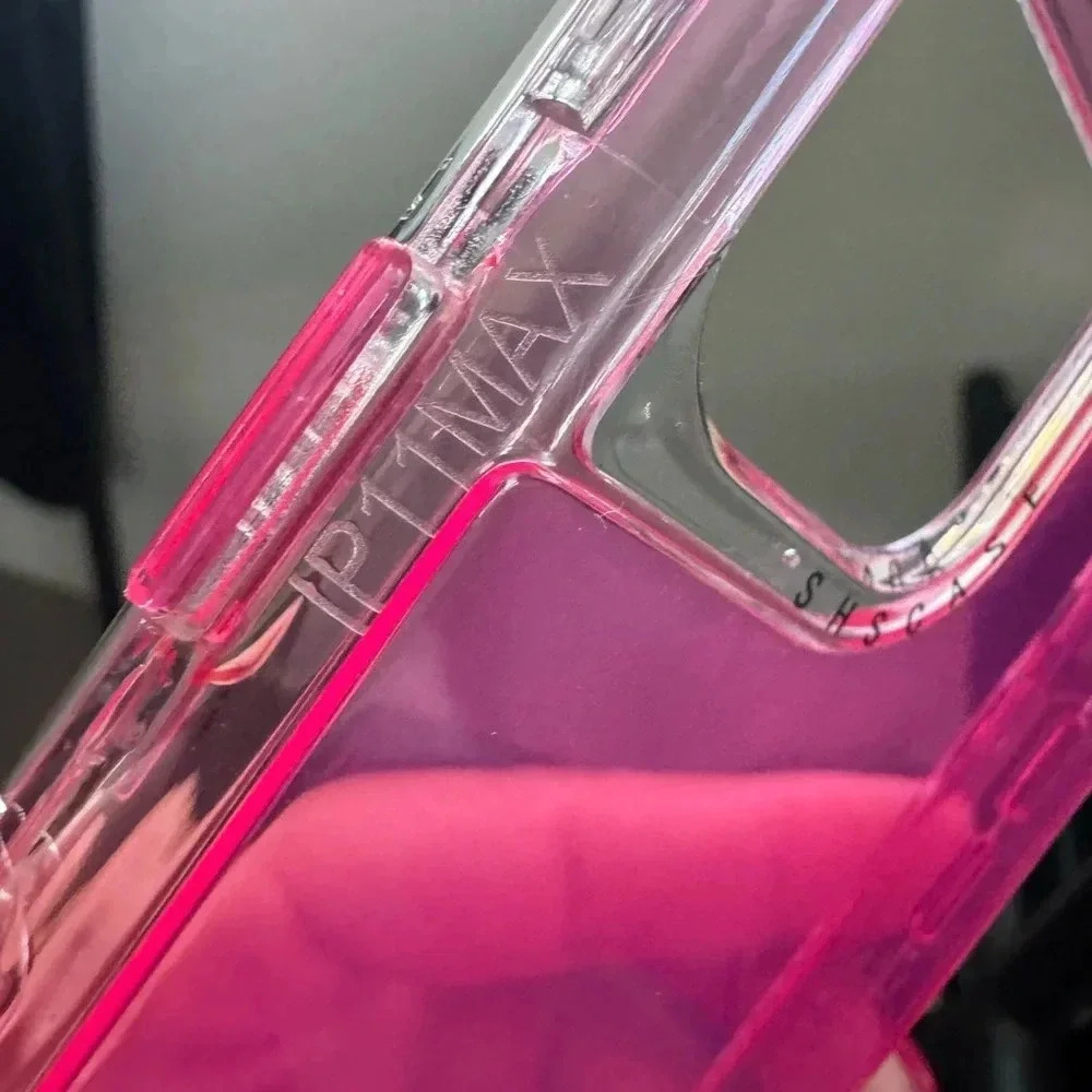 iPhone 11 Pro Max Pink Clear Protective Case - Picture 6 of 8